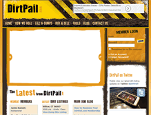 Tablet Screenshot of dirtpail.com